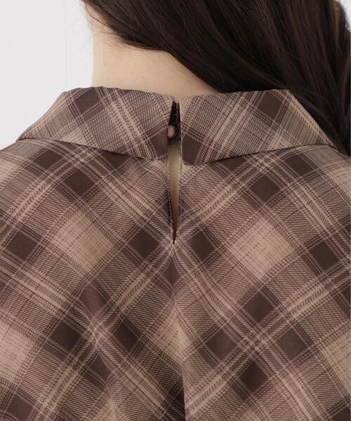 PROPORTION BODY DRESSING(プロポーションボディドレッシング)の「オータムチェックワンピース / 1216240002(ワンピース・レディース・ブラウン/ブラック・MEDIUM/P/S)」の17枚目の写真