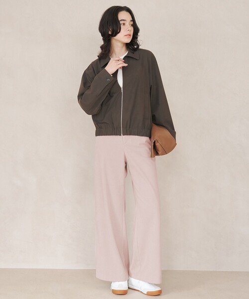 UNFILO(アンフィーロ)の「ストレッチコーデュロイ ワイドパンツ(その他パンツ・レディース・グレー系/ベージュ系/ネイビー系/ピンク系・MEDIUM/SMALL/LARGE)」の7枚目の写真