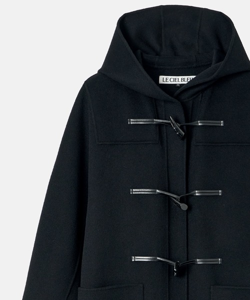 LE CIEL BLEU(ルシェルブルー)の「ダブルフェイスダッフルコート / Double-Face Duffle Coat(その他アウター・レディース・キャメル/ブルー/ブラック・36/34)」の9枚目の写真