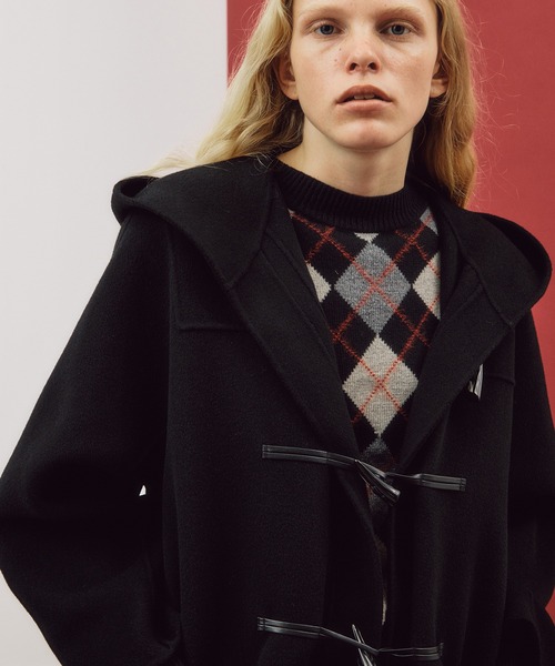 LE CIEL BLEU(ルシェルブルー)の「ダブルフェイスダッフルコート / Double-Face Duffle Coat(その他アウター・レディース・キャメル/ブルー/ブラック・36/34)」の6枚目の写真