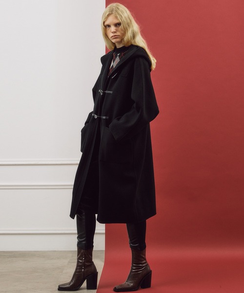 LE CIEL BLEU(ルシェルブルー)の「ダブルフェイスダッフルコート / Double-Face Duffle Coat(その他アウター・レディース・キャメル/ブルー/ブラック・36/34)」の4枚目の写真