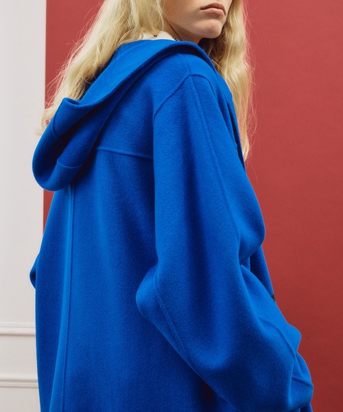 LE CIEL BLEU(ルシェルブルー)の「ダブルフェイスダッフルコート / Double-Face Duffle Coat(その他アウター・レディース・キャメル/ブルー/ブラック・36/34)」の12枚目の写真