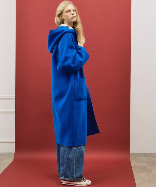 LE CIEL BLEU(ルシェルブルー)の「ダブルフェイスダッフルコート / Double-Face Duffle Coat(その他アウター・レディース・キャメル/ブルー/ブラック・36/34)」の11枚目の写真