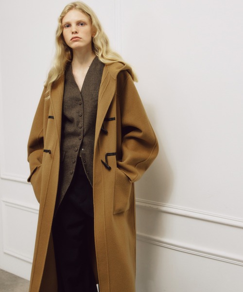 LE CIEL BLEU(ルシェルブルー)の「ダブルフェイスダッフルコート / Double-Face Duffle Coat(その他アウター・レディース・キャメル/ブルー/ブラック・36/34)」の18枚目の写真