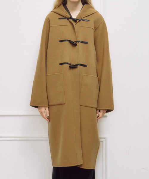 LE CIEL BLEU(ルシェルブルー)の「ダブルフェイスダッフルコート / Double-Face Duffle Coat(その他アウター・レディース・キャメル/ブルー/ブラック・36/34)」の21枚目の写真