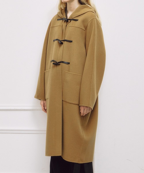 LE CIEL BLEU(ルシェルブルー)の「ダブルフェイスダッフルコート / Double-Face Duffle Coat(その他アウター・レディース・キャメル/ブルー/ブラック・36/34)」の20枚目の写真
