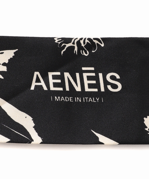 journal standard L'essage（ジャーナルスタンダードレサージュ）の「AENEIS/エネス Nostalgia Flowers Silk Twill Bandeau スカーフ（バンダナ/スカーフ・レディース・ブラック・FREE）」の6枚目の写真