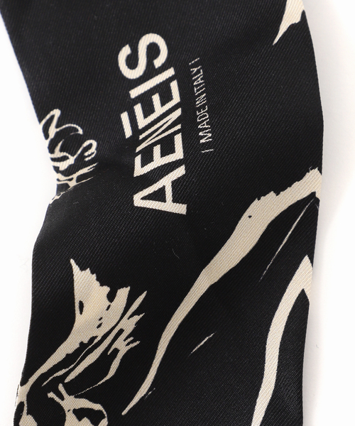 journal standard L'essage（ジャーナルスタンダードレサージュ）の「AENEIS/エネス Nostalgia Flowers Silk Twill Bandeau スカーフ（バンダナ/スカーフ・レディース・ブラック・FREE）」の8枚目の写真