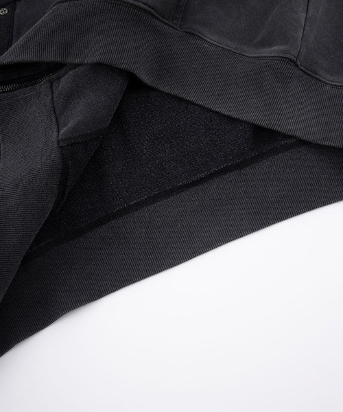 SUPPLIER(サプライヤー)の「SUPPLIER/サプライヤー Fleur Leather Patch Zip Hoodie フーディー パーカー(パーカー・メンズ・ブラック・XL)」の9枚目の写真