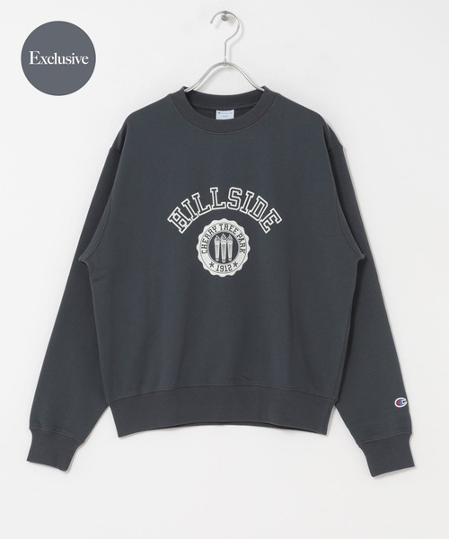 Champion（チャンピオン）の「『別注』Champion×DOORS　SWEAT CREWNECK PULLOVER（スウェット・レディース・ネイビー/グレー/アイボリー/ダークグレー・ONE）」の4枚目の写真