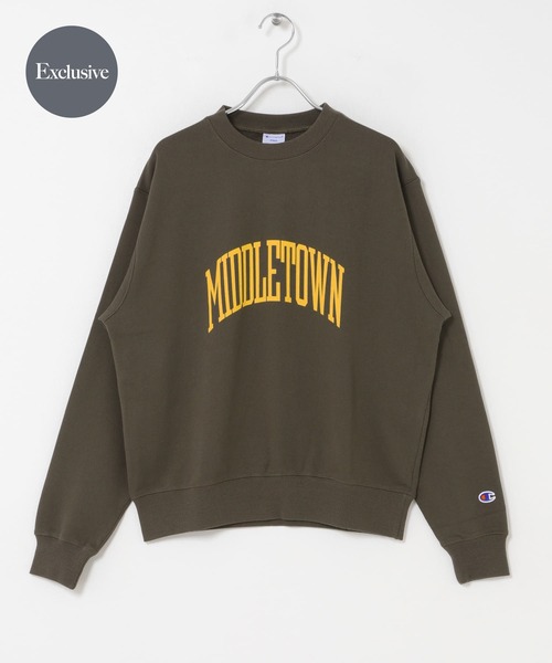 Champion（チャンピオン）の「『別注』Champion×DOORS　SWEAT CREWNECK PULLOVER（スウェット・レディース・ネイビー/グレー/アイボリー/ダークグレー・ONE）」の3枚目の写真