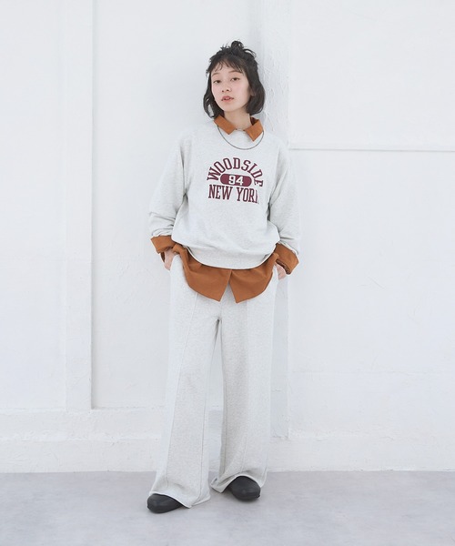 Champion（チャンピオン）の「『別注』Champion×DOORS　SWEAT CREWNECK PULLOVER（スウェット・レディース・ネイビー/グレー/アイボリー/ダークグレー・ONE）」の17枚目の写真