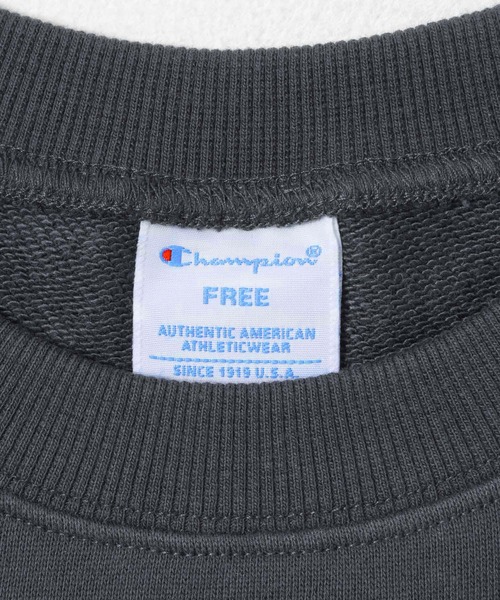 Champion（チャンピオン）の「『別注』Champion×DOORS　SWEAT CREWNECK PULLOVER（スウェット・レディース・ネイビー/グレー/アイボリー/ダークグレー・ONE）」の5枚目の写真