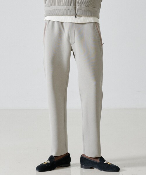 DESIGNWORKS（デザインワークス）の「【セットアップ対応】レトロ ニット パンツ（その他パンツ・メンズ・ブラック/グレイッシュベージュ・46/48/50）」の9枚目の写真