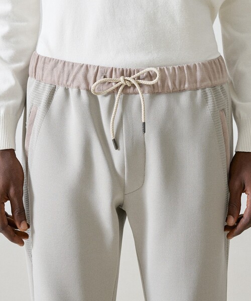 DESIGNWORKS（デザインワークス）の「【セットアップ対応】レトロ ニット パンツ（その他パンツ・メンズ・ブラック/グレイッシュベージュ・46/48/50）」の5枚目の写真