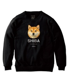 Moftique(モフティック) トレーナー スウェット 裏毛 柴犬 ドッグ ペット アニマル プリント トップス メンズ ユニセックス