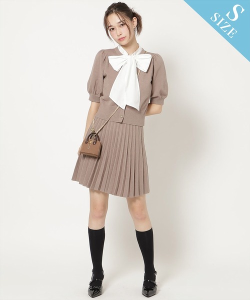 WILLSELECTION(ウィルセレクション)の「【Knit setup Series】プリーツニットスカート(スカート・レディース・ブラック/グレー/モカ/ブルー・M/S)」の9枚目の写真