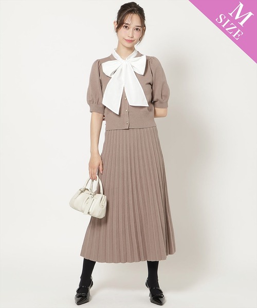 WILLSELECTION(ウィルセレクション)の「【Knit setup Series】プリーツニットスカート(スカート・レディース・ブラック/グレー/モカ/ブルー・M/S)」の13枚目の写真