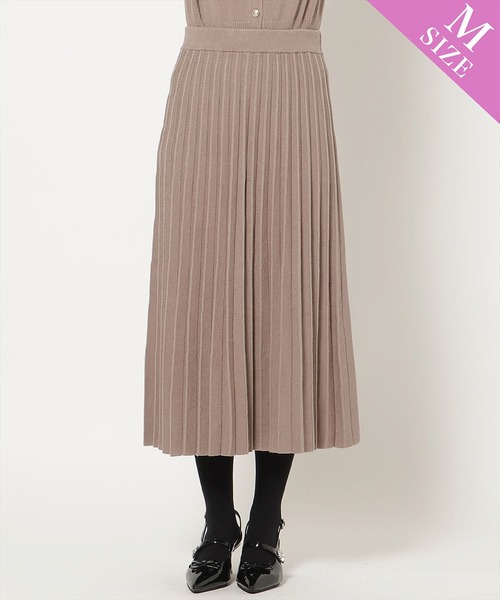 WILLSELECTION(ウィルセレクション)の「【Knit setup Series】プリーツニットスカート(スカート・レディース・ブラック/グレー/モカ/ブルー・M/S)」の14枚目の写真