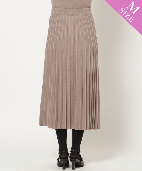 WILLSELECTION(ウィルセレクション)の「【Knit setup Series】プリーツニットスカート(スカート・レディース・ブラック/グレー/モカ/ブルー・M/S)」の15枚目の写真