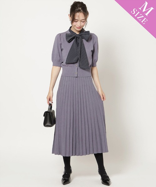 WILLSELECTION(ウィルセレクション)の「【Knit setup Series】プリーツニットスカート(スカート・レディース・ブラック/グレー/モカ/ブルー・M/S)」の21枚目の写真