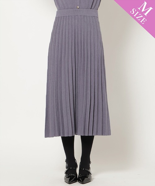 WILLSELECTION(ウィルセレクション)の「【Knit setup Series】プリーツニットスカート(スカート・レディース・ブラック/グレー/モカ/ブルー・M/S)」の22枚目の写真