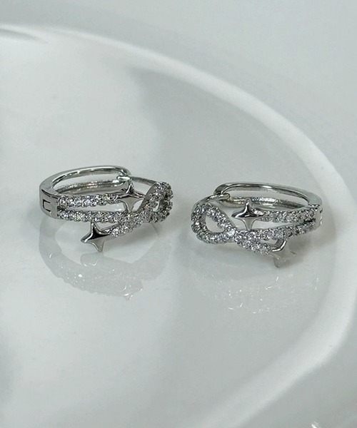 LUGG NAGG（ラグナグ）の「【466925】シューティングスターフープピアス（RZ）（ピアス（両耳用）・レディース・シルバー・FREE）」の4枚目の写真