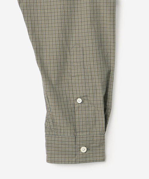 GYMPHLEX(ジムフレックス)の「Gymphlex | コットンタイプライター レギュラーカラーシャツ CHECK MEN(シャツ/ブラウス・メンズ・ベージュ系その他・M/L)」の6枚目の写真