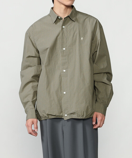 GYMPHLEX(ジムフレックス)の「Gymphlex | コットンタイプライター レギュラーカラーシャツ CHECK MEN(シャツ/ブラウス・メンズ・ベージュ系その他・M/L)」の14枚目の写真