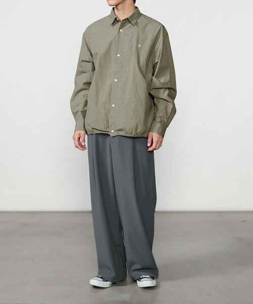 GYMPHLEX(ジムフレックス)の「Gymphlex | コットンタイプライター レギュラーカラーシャツ CHECK MEN(シャツ/ブラウス・メンズ・ベージュ系その他・M/L)」の15枚目の写真