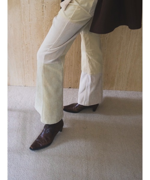 Ruh Dhan(ルーダン)の「Patchwork Flair Pants(その他パンツ・レディース・ブラック/ブラウン系その他/アイボリー・FREE)」の17枚目の写真