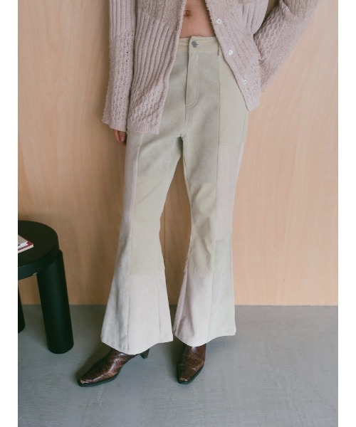 Ruh Dhan(ルーダン)の「Patchwork Flair Pants(その他パンツ・レディース・ブラック/ブラウン系その他/アイボリー・FREE)」の21枚目の写真