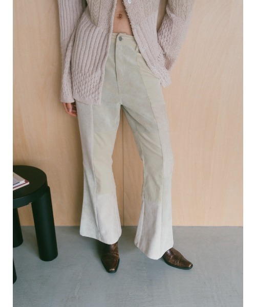 Ruh Dhan(ルーダン)の「Patchwork Flair Pants(その他パンツ・レディース・ブラック/ブラウン系その他/アイボリー・FREE)」の22枚目の写真