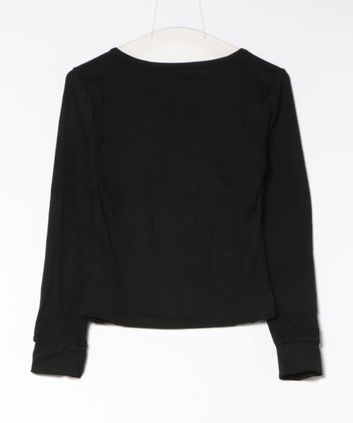 ViViDAY(ビビデー)の「ナポレオンデザイン長袖トップス(Tシャツ/カットソー・レディース・グレー/ブラック・M)」の12枚目の写真