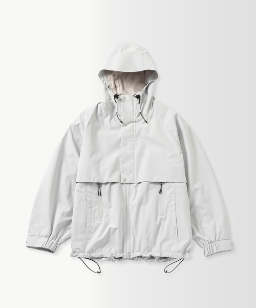 +phenix(プラスフェニックス)の「+phenix(プラスフェニックス)VENTILATED HOODIE ベンチレーション フーディー / WINDSTOPPER PRODUCTS BY GORE-TEX LABS(マウンテンパーカー・メンズ・ブラック/ライトグレー/ブルー・M/S/L)」の9枚目の写真
