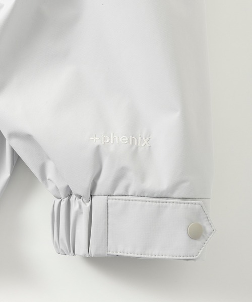 +phenix(プラスフェニックス)の「+phenix(プラスフェニックス)VENTILATED HOODIE ベンチレーション フーディー / WINDSTOPPER PRODUCTS BY GORE-TEX LABS(マウンテンパーカー・メンズ・ブラック/ライトグレー/ブルー・M/S/L)」の14枚目の写真