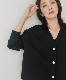 ジョーゼットカーディガン(秋服/冬服/オフィスカジュアル)