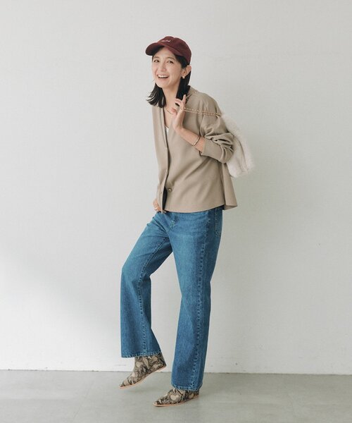 RIVE DROITE(リヴドロワ)の「ジョーゼットカーディガン(秋服/冬服/オフィスカジュアル)(カーディガン/ボレロ・レディース・オフホワイト/ベージュ/ブラック・FREE)」の14枚目の写真