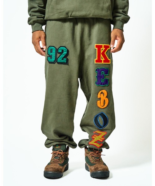 KEBOZ(ケボズ)の「SMR SWEAT PANTS(スウェットパンツ・メンズ・ダークグリーン/ダークオリーブ/ブラック/アッシュグレー・M/XL/L)」の4枚目の写真