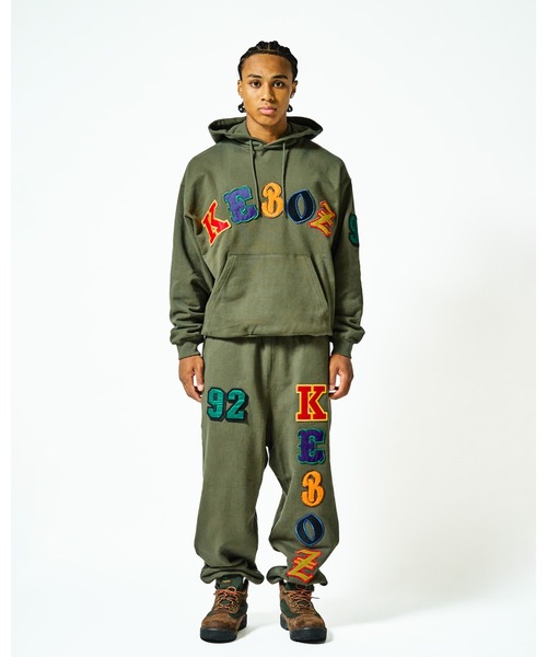 KEBOZ(ケボズ)の「SMR SWEAT PANTS(スウェットパンツ・メンズ・ダークグリーン/ダークオリーブ/ブラック/アッシュグレー・M/XL/L)」の5枚目の写真