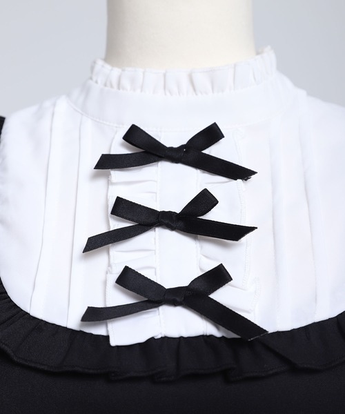 夢展望(ユメテンボウ)の「【ZOZO限定】セットアップ風プチハイドッキングワンピース【大きいサイズ有り】(ワンピース・レディース・グレー/ネイビー/ブラック/チェック・M-L/LL~3L/L~LL)」の19枚目の写真