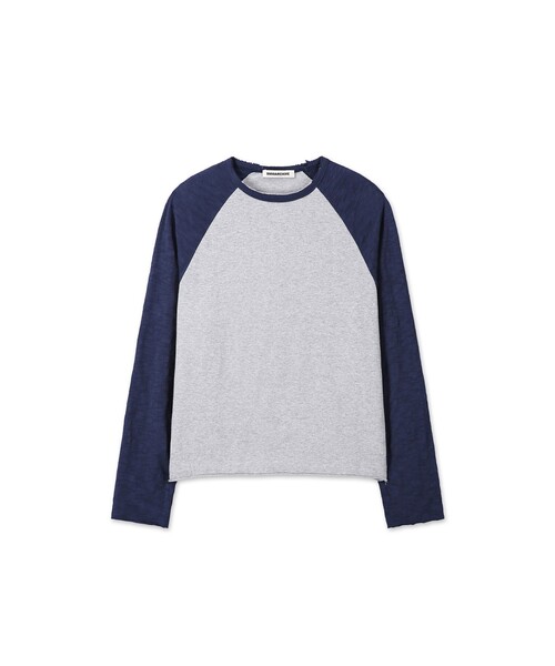 9999ARCHIVE(9999アーカイブ)の「エコー スラブ ラグラン 長袖(Tシャツ/カットソー・メンズ・ライトグレー・SMALL/MEDIUM/LARGE)」の1枚目の写真