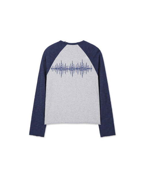 9999ARCHIVE(9999アーカイブ)の「エコー スラブ ラグラン 長袖(Tシャツ/カットソー・メンズ・ライトグレー・SMALL/MEDIUM/LARGE)」の3枚目の写真