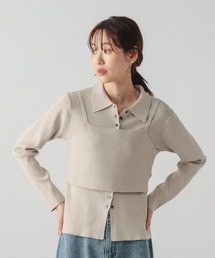 GLOBAL WORK | アンチピリングなめらかベストセット/1017902(Tシャツ/カットソー)