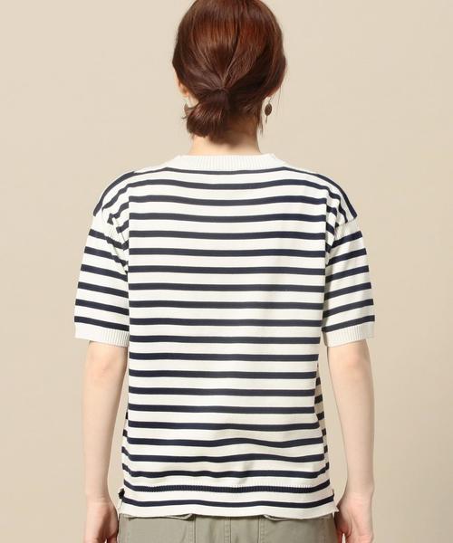 BEAUTY&YOUTH UNITED ARROWS（ビューティーアンドユースユナイテッドアローズ）の「＜Le Tricoteur＞ボーダーニットプルオーバー◆（ニット/セーター・レディース・レッド/ネイビー・36）」の11枚目の写真