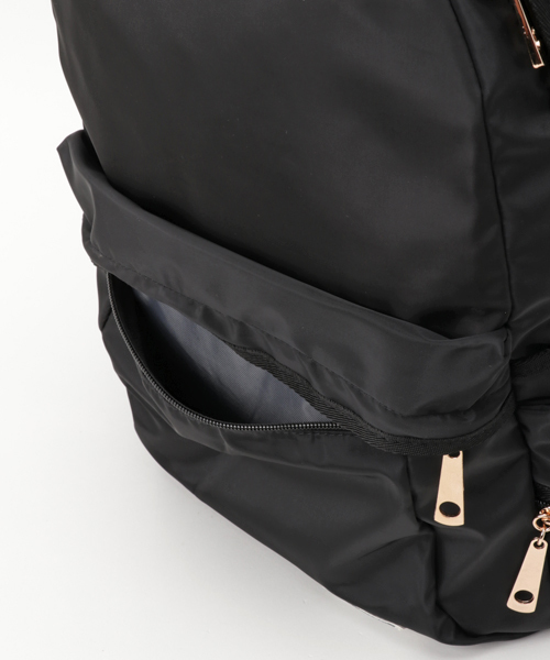 coca（coca）（コカ）の「ママにオススメ！サイドポケット充実のリュックサック（バックパック/リュック・レディース・ブラック/ベージュ/ネイビー/チャコール/カーキ/ブラウン・ONE SIZE）」の12枚目の写真