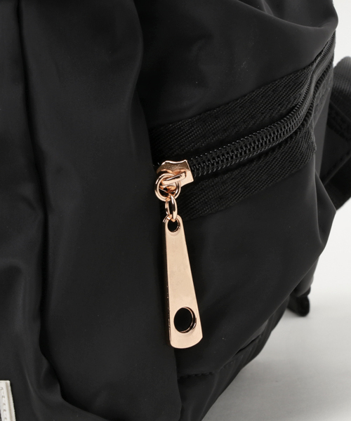 coca（coca）（コカ）の「ママにオススメ！サイドポケット充実のリュックサック（バックパック/リュック・レディース・ブラック/ベージュ/ネイビー/チャコール/カーキ/ブラウン・ONE SIZE）」の10枚目の写真