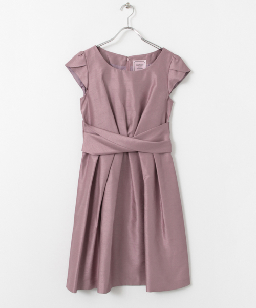 URBAN RESEARCH(アーバンリサーチ)の「COUTURE MAISON ウエストクロスワンピース(ドレス・レディース・ピンク/ブルー/ネイビー/パープル/カーキ・38/T38/TALL)」の5枚目の写真