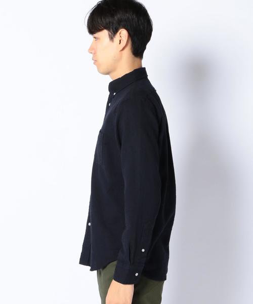 coen(コーエン)の「ワッフルボタンダウンシャツ(シャツ/ブラウス・メンズ・ホワイト/ネイビー・X-LARGE/SMALL/MEDIUM/LARGE)」の13枚目の写真