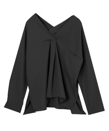 Luz Llena (philter) | ジョーゼットVネックスキッパーシャツ(シャツ/ブラウス)